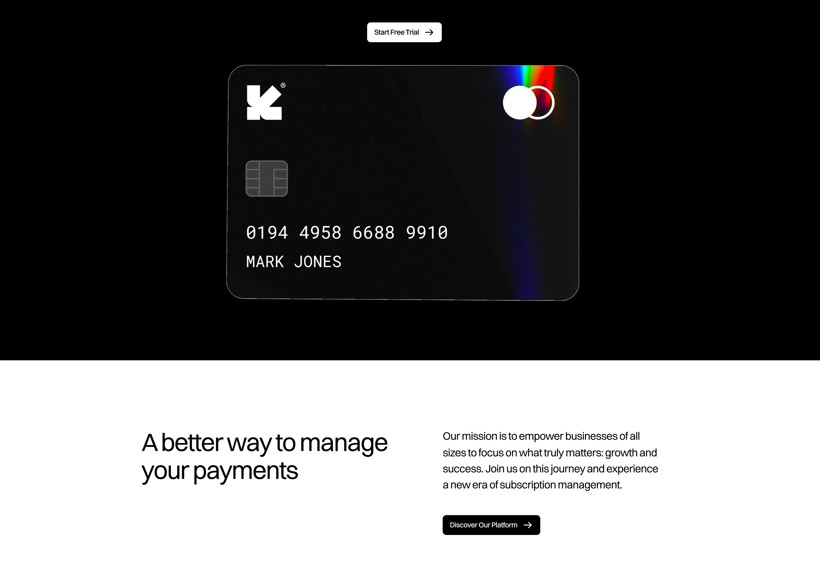 Screenshot 4 for Krisp, a Framer Marketplace template by Olha Mazuryk.