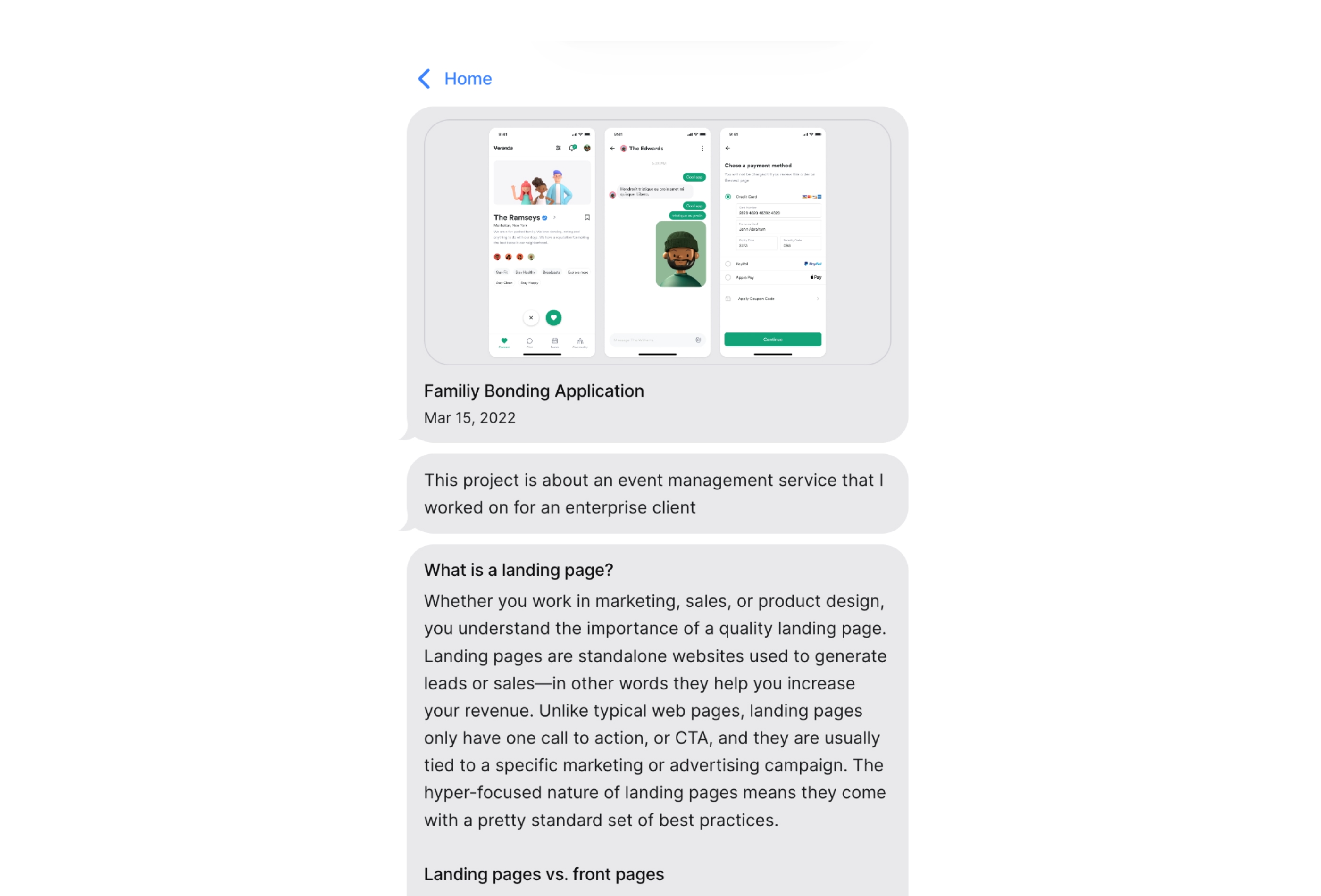 Screenshot 3 for Textfolio, a Framer Marketplace template by Nabeel.