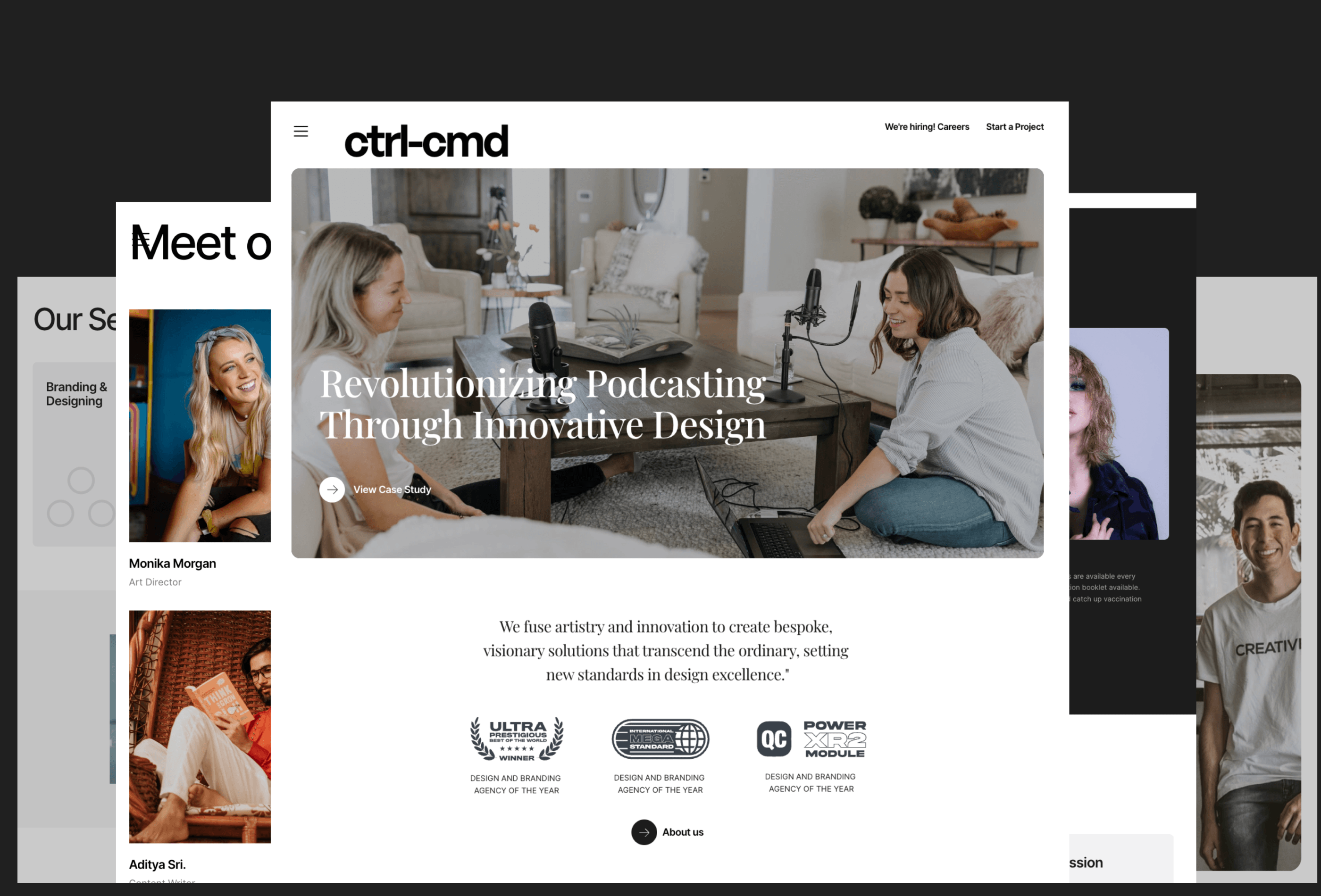 Screenshot 2 for CtrlCmd, a Framer Marketplace template by Flex&Grid.