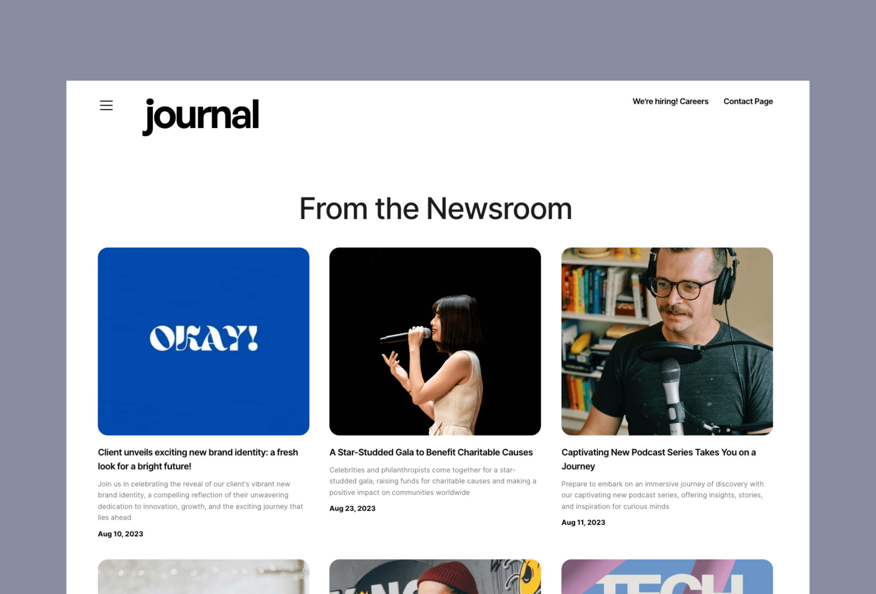 Screenshot 4 for CtrlCmd, a Framer Marketplace template by Flex&Grid.