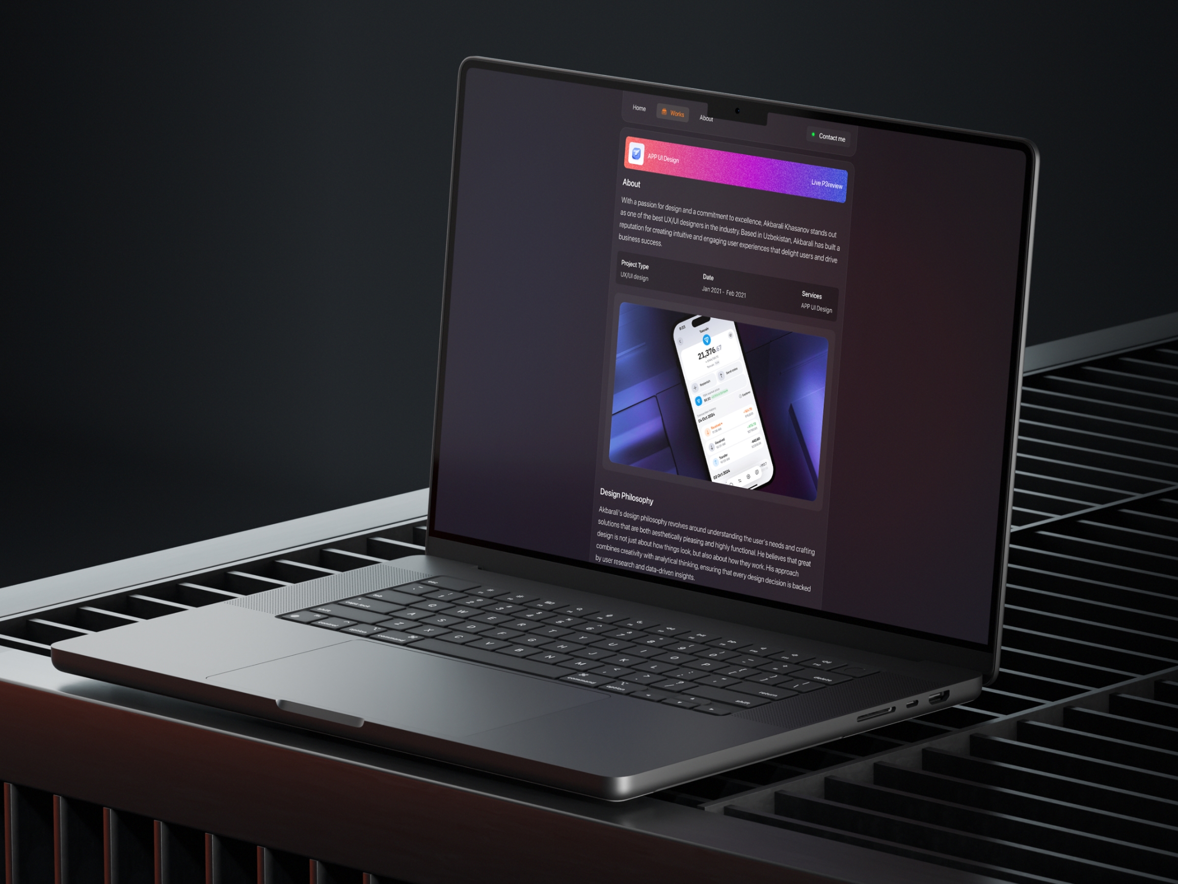 Screenshot 2 for Folix, a Framer Marketplace template by Akbarali.
