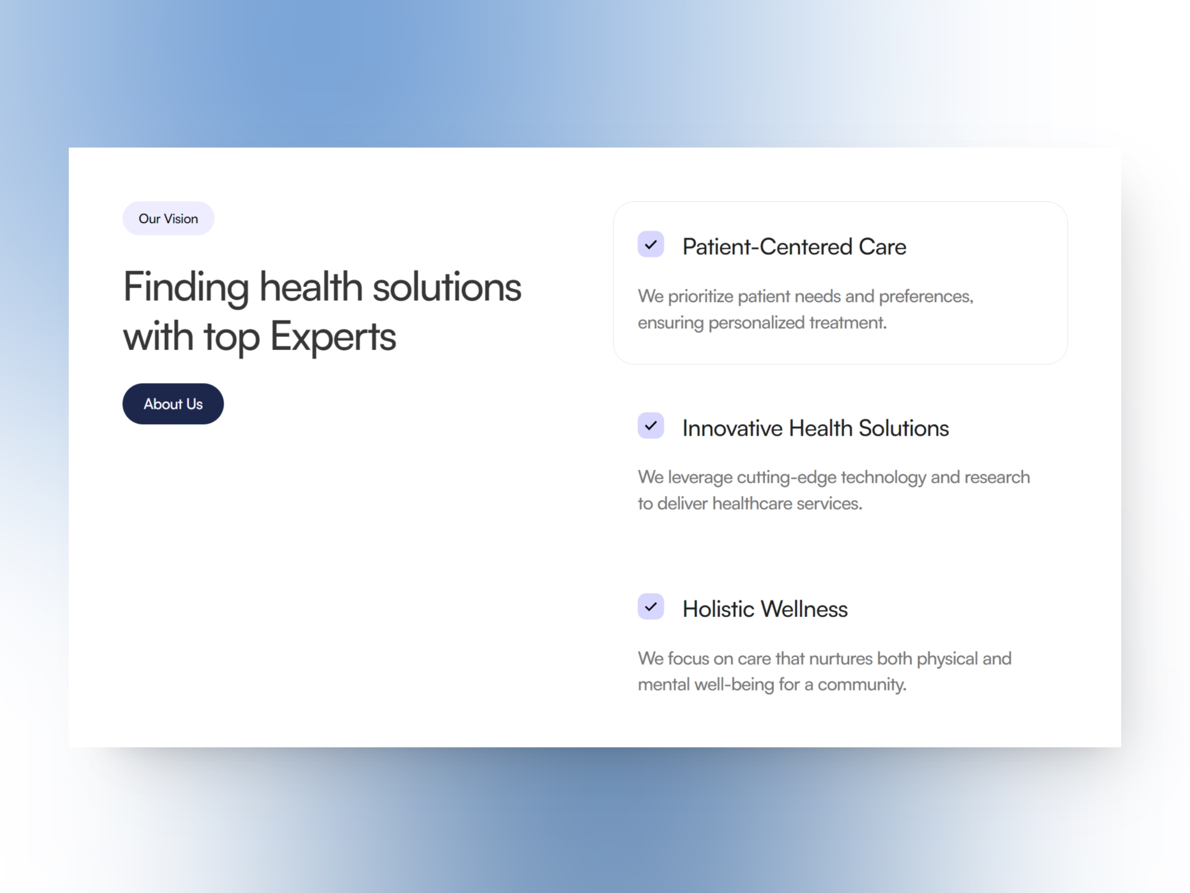 Screenshot 4 for Mediso, a Framer Marketplace template by Insert Supply.